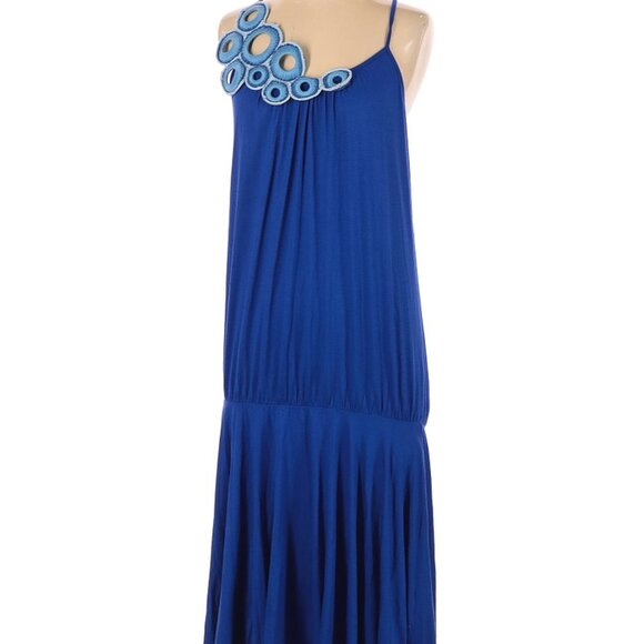 IODICE "Thuant"Royal Blue Crochet Dress - Picture 1 of 6